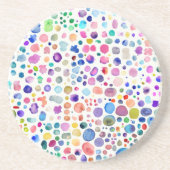 Farbflecken Getränkeuntersetzer (Vorne)