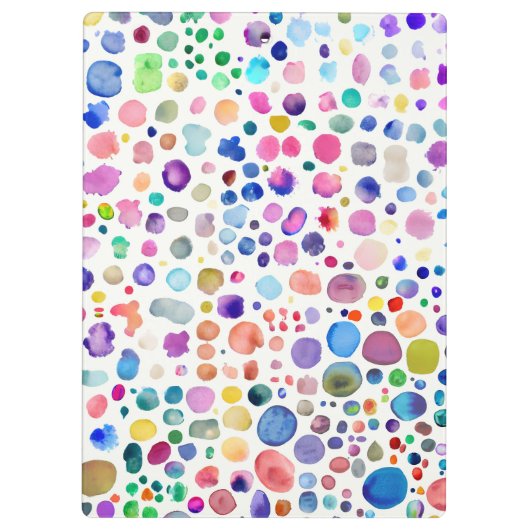 Farbflecken Klemmbrett (Rückseite)