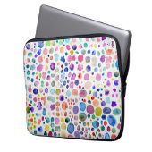 Farbflecken Laptopschutzhülle (Vorderseite Links)
