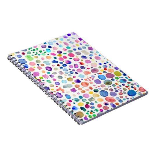 Farbflecken Notizblock (Rechte Seite)