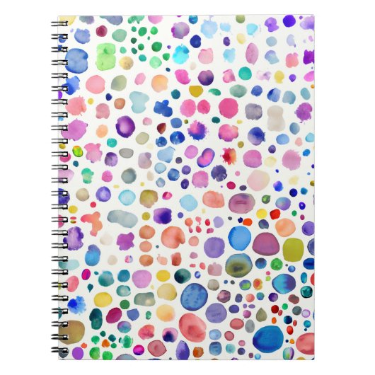 Farbflecken Notizblock (Vorderseite)