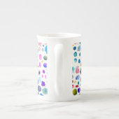 Farbflecken Porzellantasse (Rückseite)