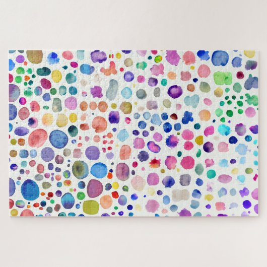 Farbflecken Puzzle (Horizontal)