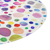 Farbflecken Schneidebrett (Ecke)