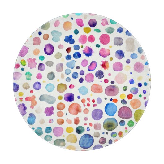 Farbflecken Schneidebrett (Vorderseite)