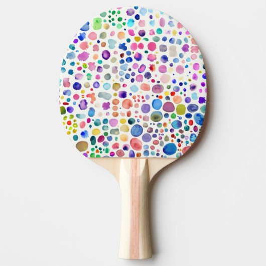 Farbflecken Tischtennis Schläger (Vorderseite)
