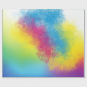 Farbflick Geschenkpapier (Flach)