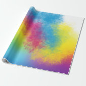 Farbflick Geschenkpapier (Ungerollt)