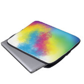 Farbflick Laptopschutzhülle (Vorne Knopf)