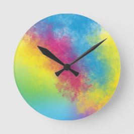 Farbflicker Runde Wanduhr