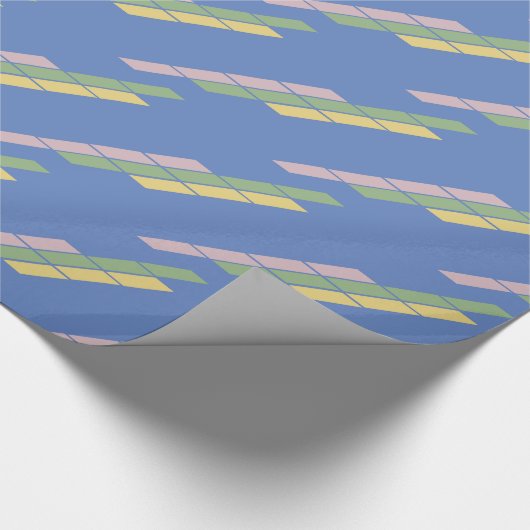 Farbfliesen Geschenkpapier (Ecke)