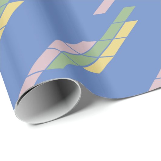 Farbfliesen Geschenkpapier (Rolleneckpunkt)