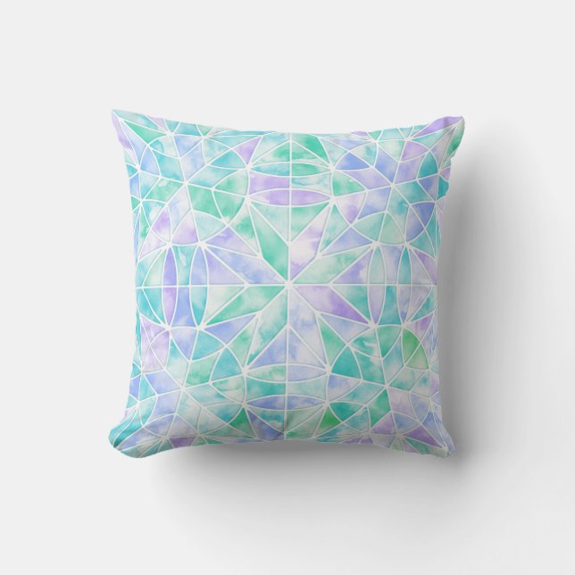 Farbflimmermuster Kissen (Vorderseite)