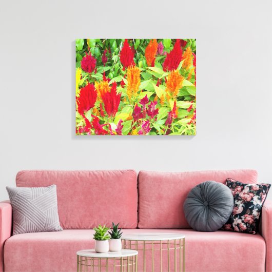 FARBFLORA #1 LEINWANDDRUCK (Insitu (Wohnzimmer))