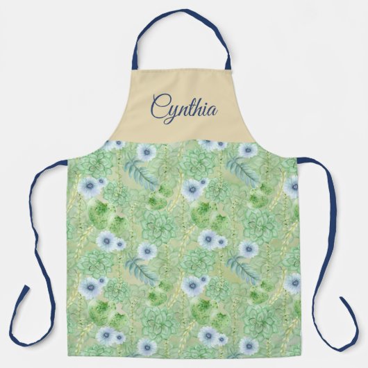 Farbflora Personalisiert Schürze (Vorderseite)