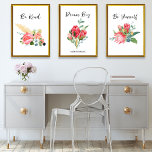 Farbflorale Bestätigung von benutzerdefiniertem Te Bilderwand Sets<br><div class="desc">Super lustiges Set von Blumenplakaten mit handgemalten Aquarellfarben-Blume und dem eigenen Text. Aktuelle positive Bejahungen können leicht geändert werden. Ideal für ein blumengeschmücktes Schlafzimmer,  ein Büro,  ein Schlafzimmer,  ein Schlafzimmer,  usw. - macht auch einen perfekten Urlaub oder ein Geburtstagsgeschenk.</div>