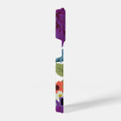 Farbflorale Monogramm, benutzerdefiniert Phone Cas iPhone Hülle (Rechte Seite)