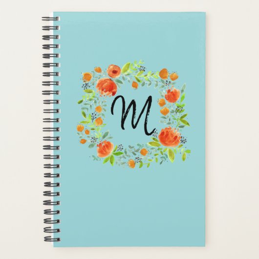 Farbflorenbeschlag Monogramm-Plane Planer (Vorderseite)