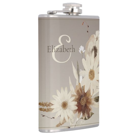 Farbflorenmonogramm Flachmann (Rechts)