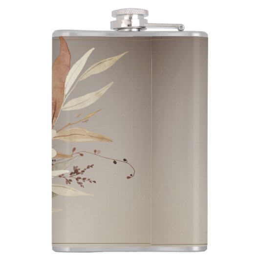 Farbflorenmonogramm Flachmann (Rückseite)