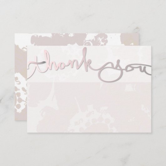 Farbflorentafel des Lavendels Dankeskarte (Vorne/Hinten)