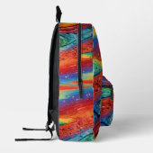 Farbfluss Bedruckter Rucksack (Links)