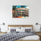 Farbfluss Leinwanddruck (Insitu (Schlafzimmer))