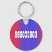 Farbfluss - Vorlage Schlüsselanhänger (Vorderseite)