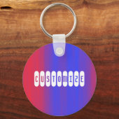 Farbfluss - Vorlage Schlüsselanhänger (Vorderseite)