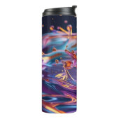 Farbflüssigkeiten spritzen thermosbecher (Nach links gedreht)