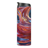 Farbflüssigkeiten spritzen thermosbecher (Nach rechts gedreht)