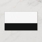Farbfooter - Schwarz Visitenkarte (Rückseite)