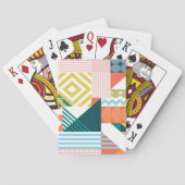 Farbformes Muster Spielkarten (Rückseite)