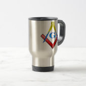 Farbfreimaurerreise-Tasse Reisebecher (VorderseiteRechts)