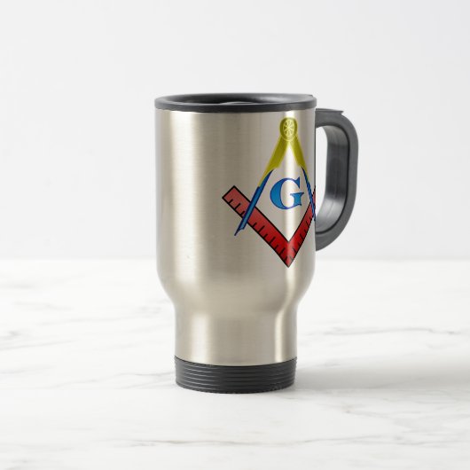 Farbfreimaurerreise-Tasse Reisebecher (VorderseiteRechts)