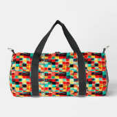 Farbfrohes geometrisches helles Design Duffle Bag (Vorderseite)
