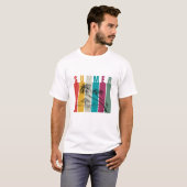 Farbfrohes modernes Sommerdesign T-Shirt (Vorne ganz)