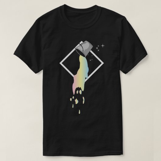 Farbgala für männliche Große Wave Paint Bucket T-Shirt (Design vorne)