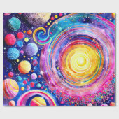 FARBGALAXY GESCHENKPAPIER (Flach)