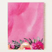 Farbgeblasene Blüte Planer (Rückseite)