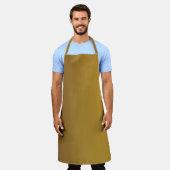 Farbgebürstetes Gold Schürze (Getragen)