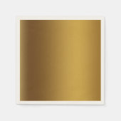 Farbgebürstetes Gold Serviette (Vorderseite)