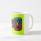 Farbgeist - Neon-Stammes-Tasse Kaffeetasse (VorderseiteRechts)