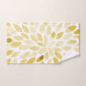 Farbgelbe Pinselstriche Badhandtuch Set (Handtuch)