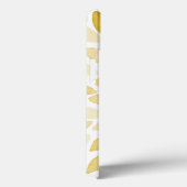 Farbgelbe Pinselstriche Case-Mate iPhone Hülle (Rückseite / Rechts)