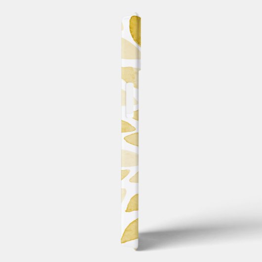 Farbgelbe Pinselstriche Case-Mate iPhone Hülle (Rückseite / Rechts)