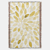 Farbgelbe Pinselstriche Decke (Vorderseite Vertikal)