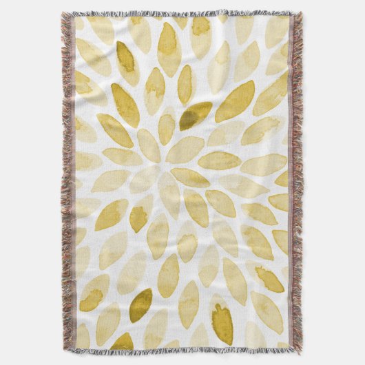 Farbgelbe Pinselstriche Decke (Vorderseite Vertikal)