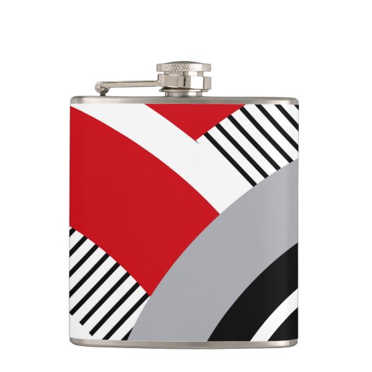 Farbgeometrie Flachmann (Vorderseite)