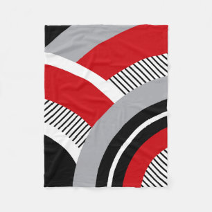 Farbgeometrie Fleecedecke